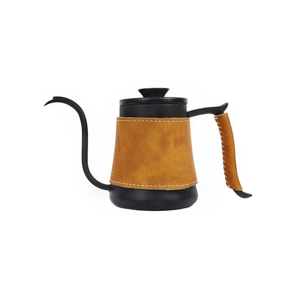 Kettle W.Leather 600ml (Black)