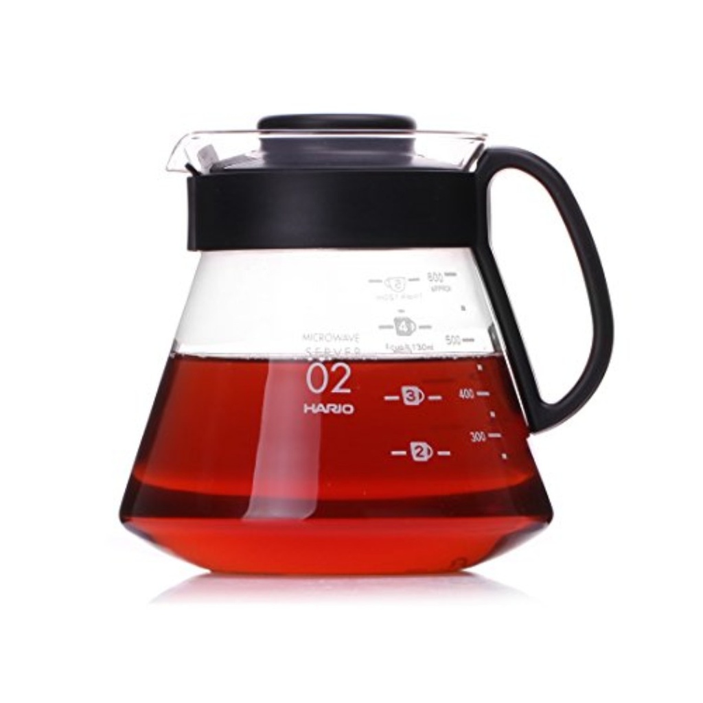 [XVD-60B] Hario V60 Glass Range Coffee Server Size 02 600ml