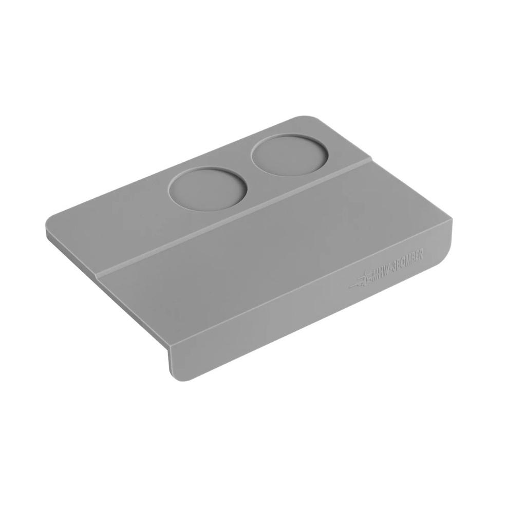 MHW-3BOMBER Silicone Pad Coffee Tamper Mat Two Holes