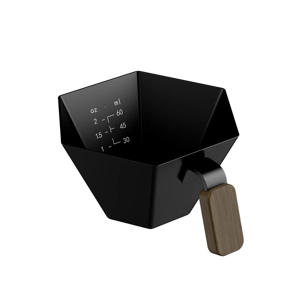 [G5775] MHW-3BOMBER Prism Measuring Cup 100 ml (Black)
